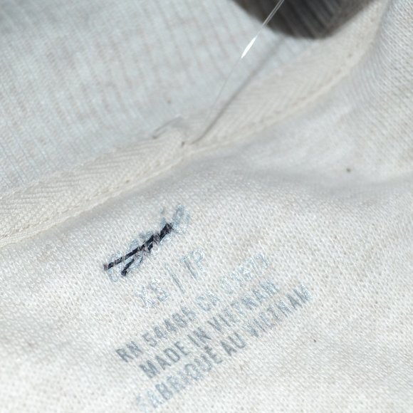 NWT Aerie Quarter Zip Leopard Neutral Pullover Sweatshirt Size Extra Small - Picture 5 of 5